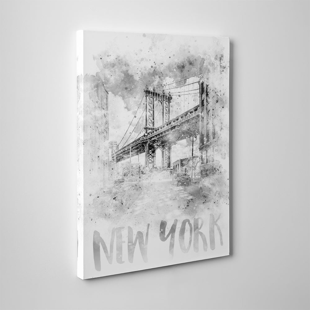 NYC Manhattan Bridge Wall Art