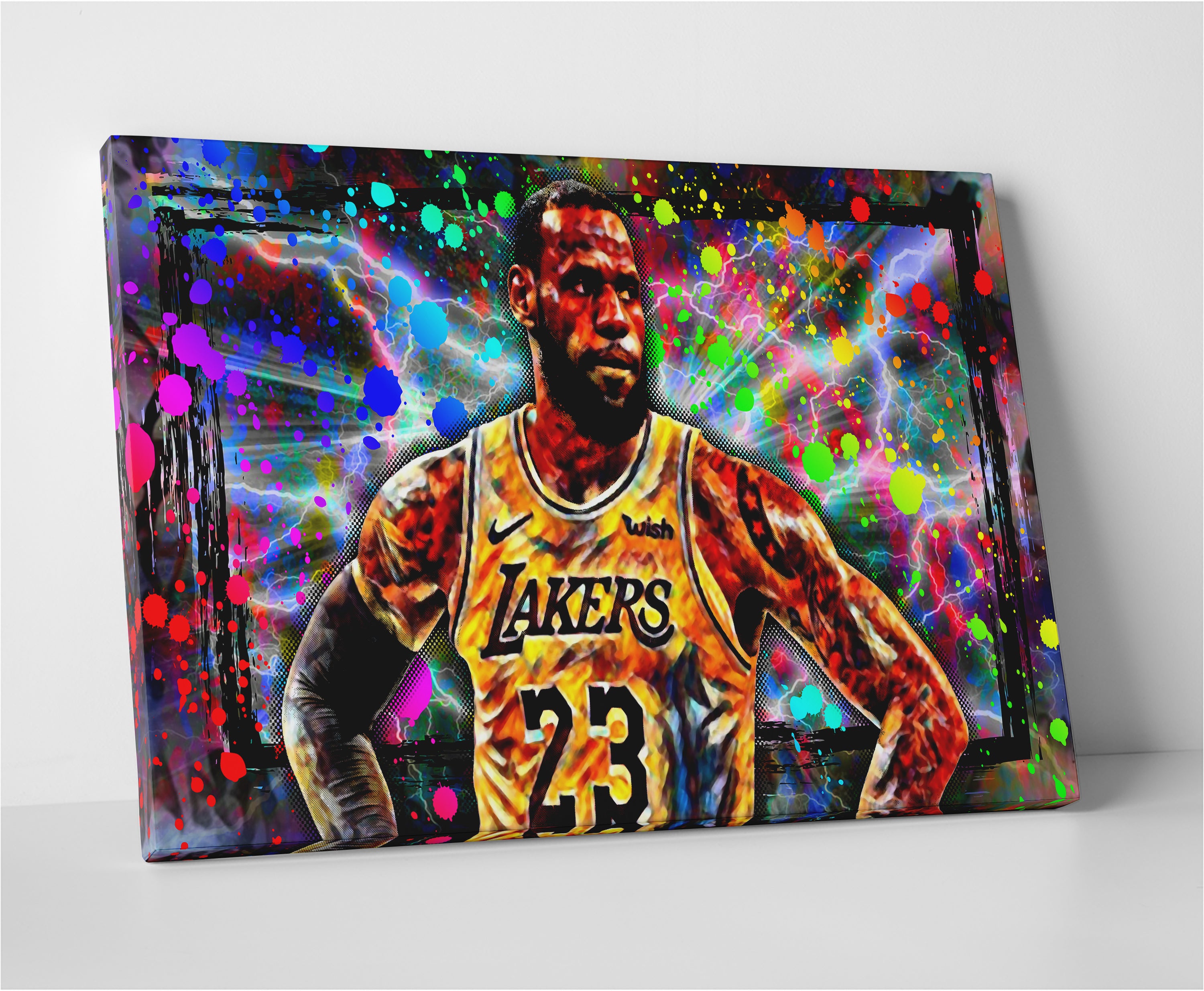 Abstract LBJ Panoramic Wall Art