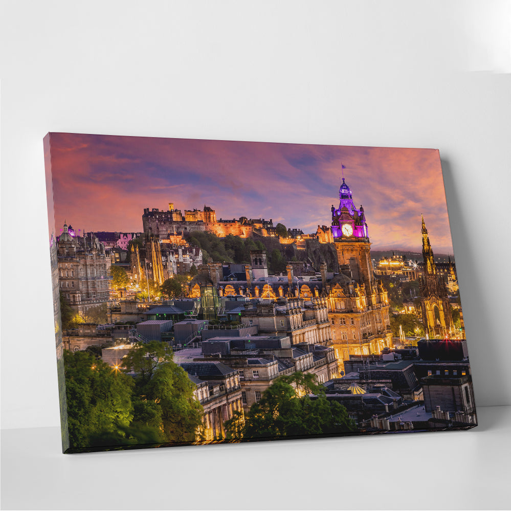 Edinburgh Sunset Wall Art