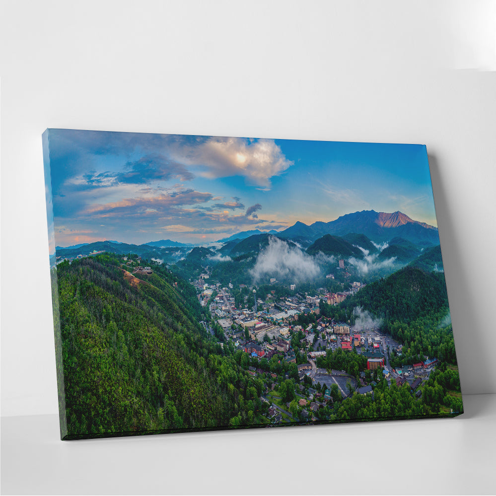 Gatlinburg Aerial Wall Art