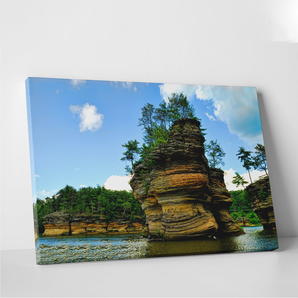 Wisconsin Dells Sandstone Formation Wall Art