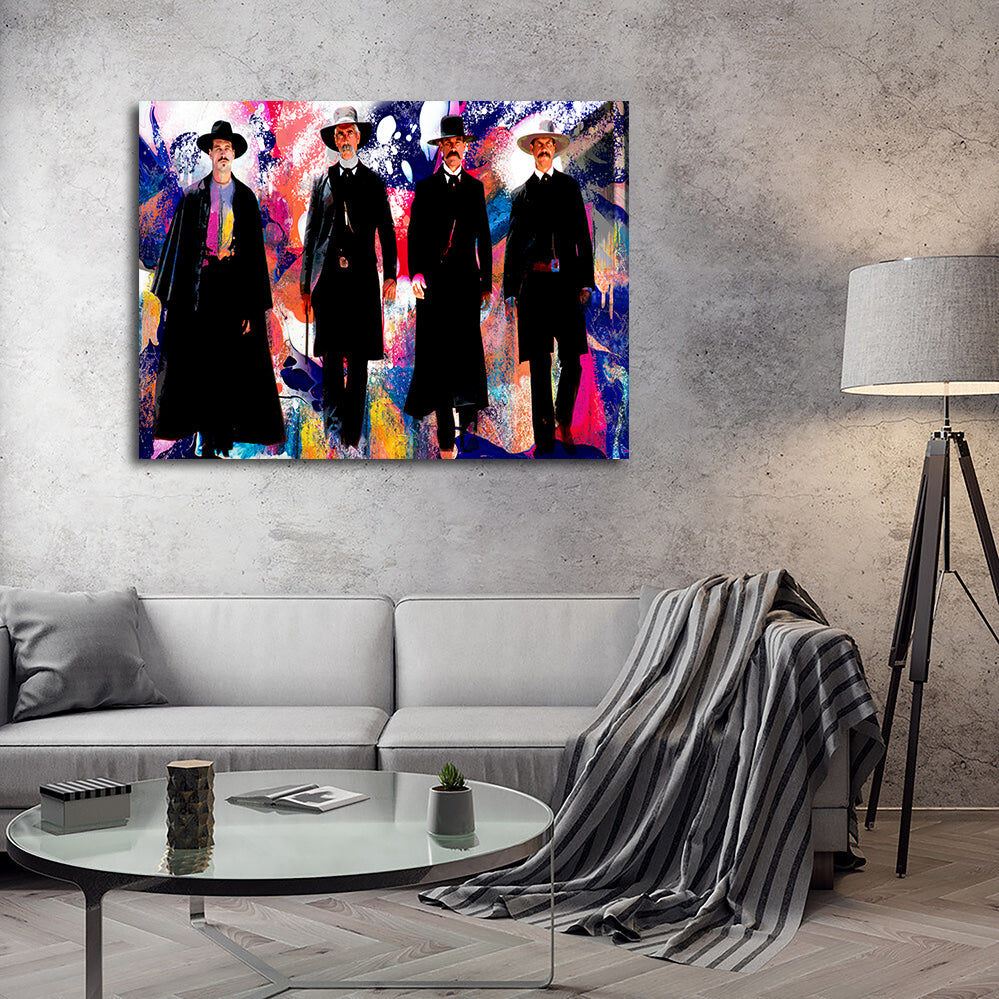 Tombstone Retro Wall Art