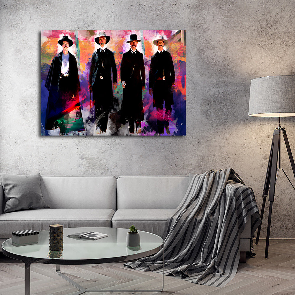 Tombstone Pastel Wall Art