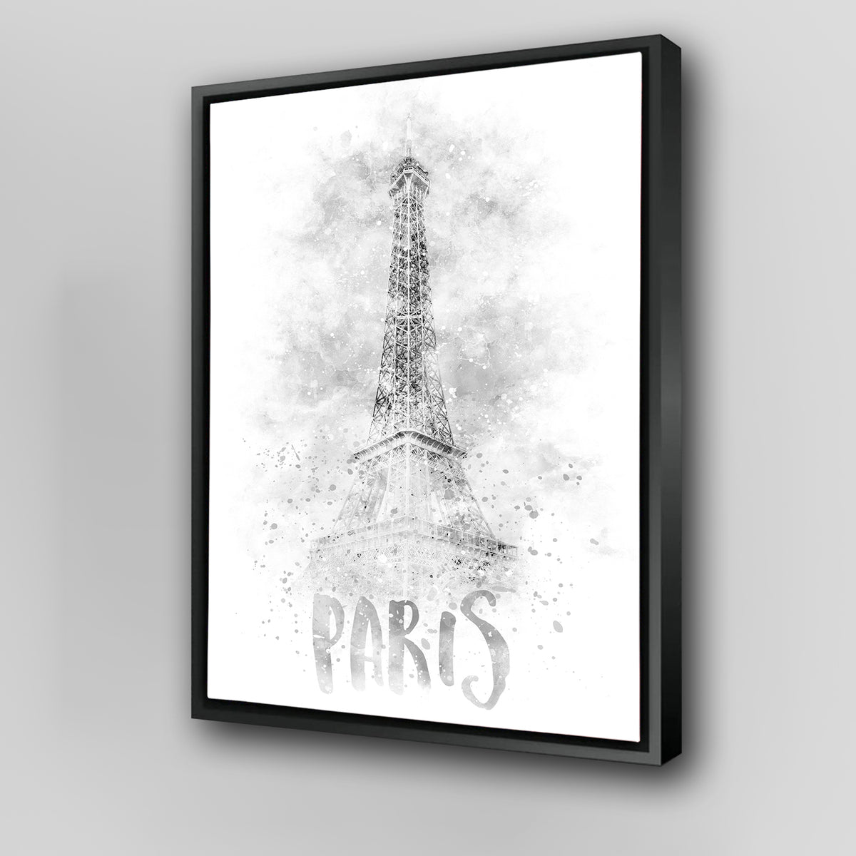 Eiffel Tower Watercolor Wall Art