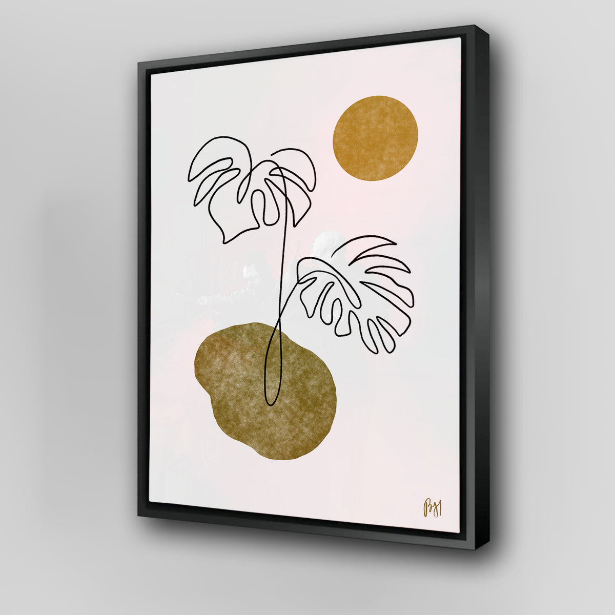 Monstera Leaves Wall Art