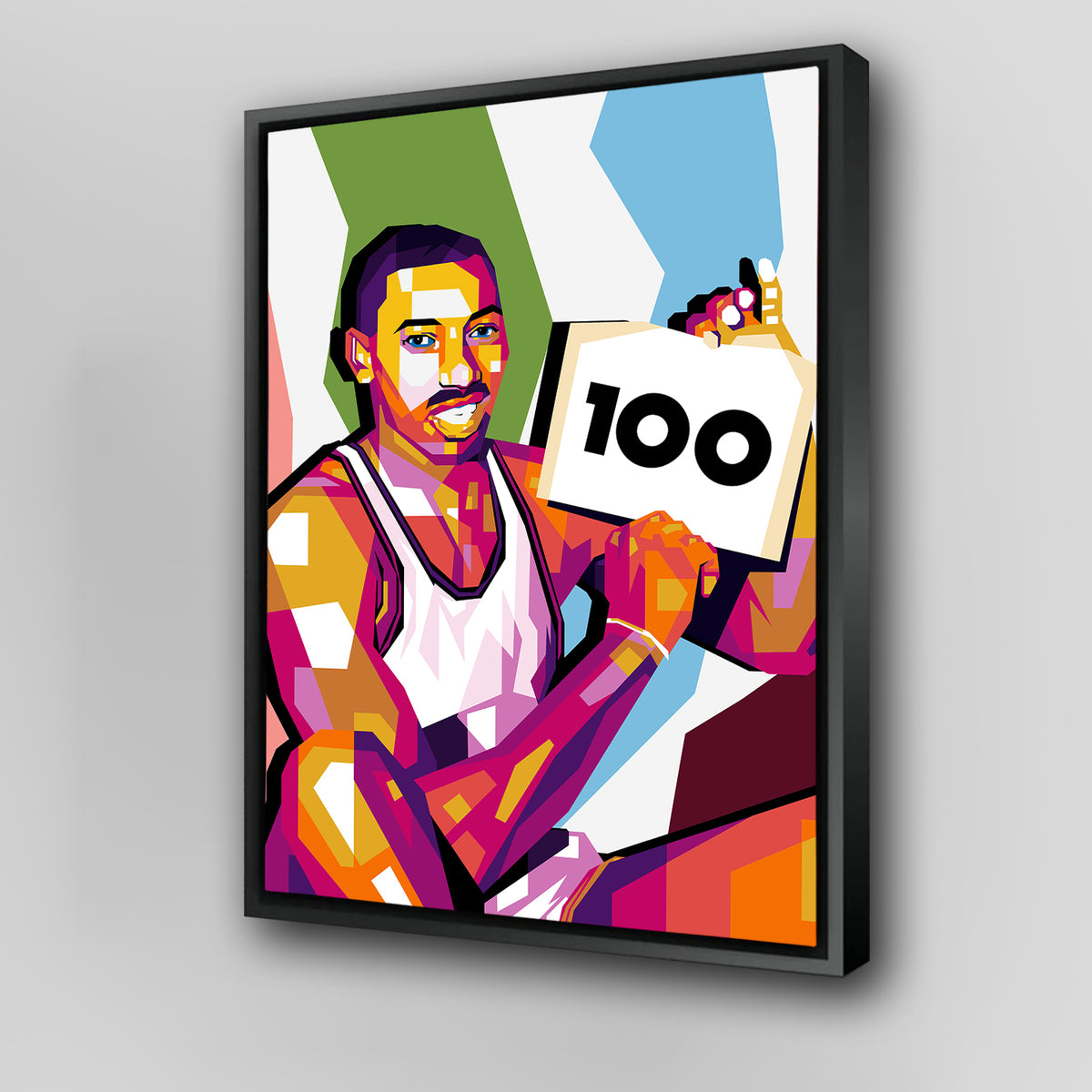 Wilt Chamberlain 100 Wall Art