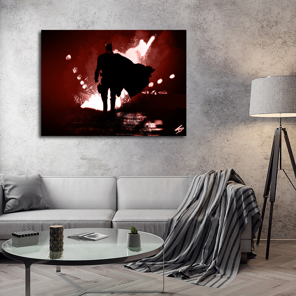 Bat Man's Vengeance Wall Art