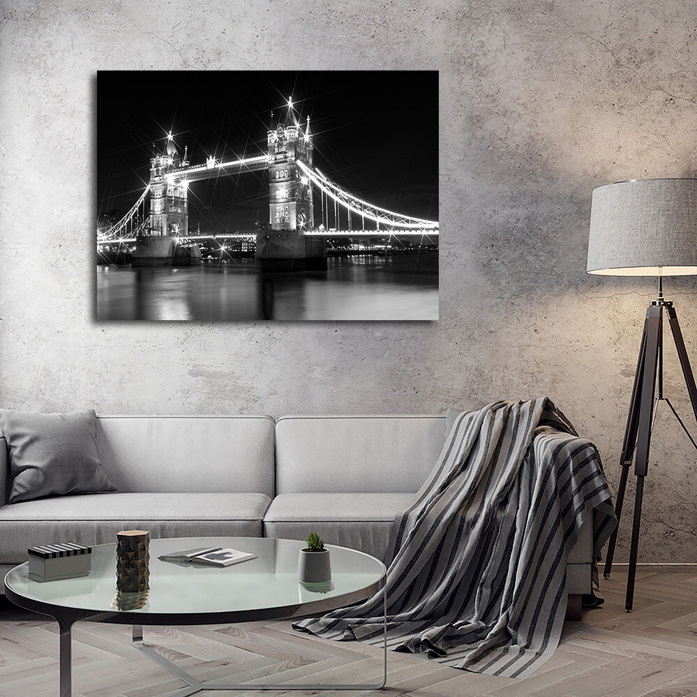 London Tower Bridge at Night Wall Art