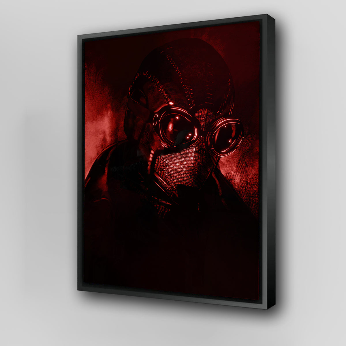 Noir In Red Wall Art