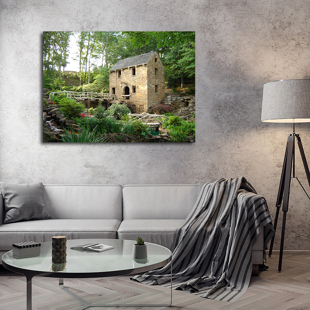 Old Mill Canvas Wall Art