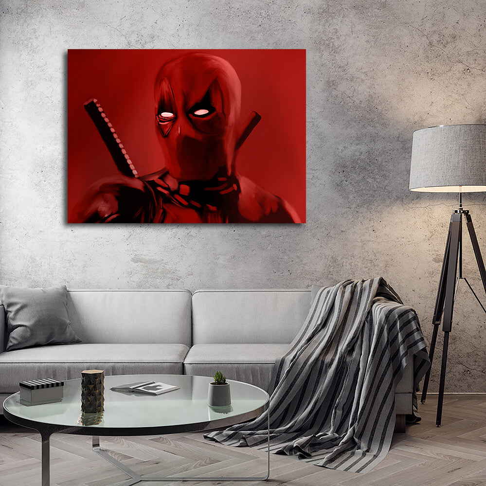 Dead In Red Wall Art