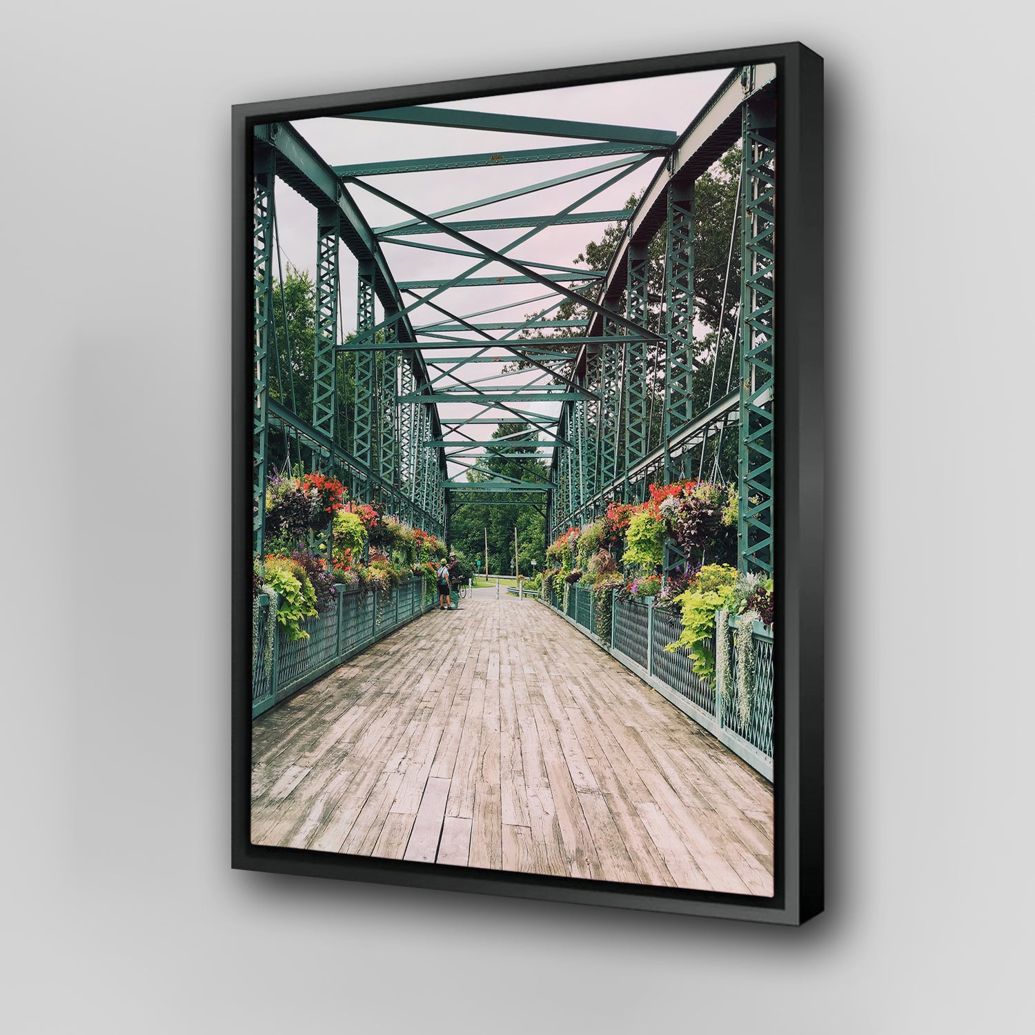 Old Drake Hill Flower Bridge Wall Art