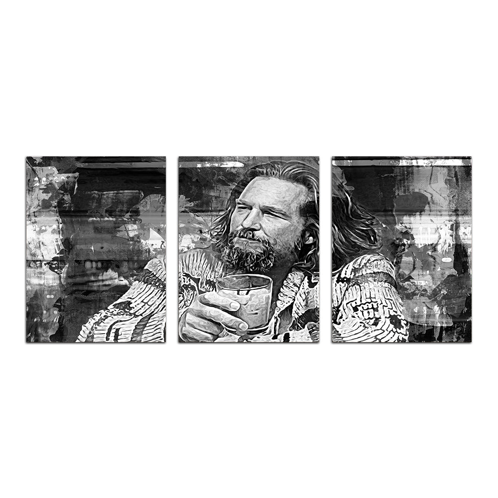 The Dude Grayscale Wall Art
