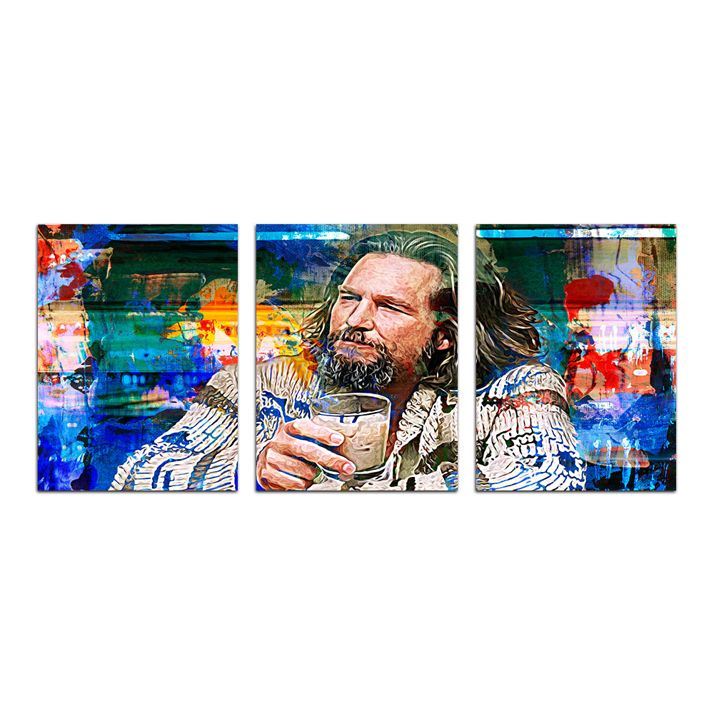 The Dude Vintage Blue Wall Art