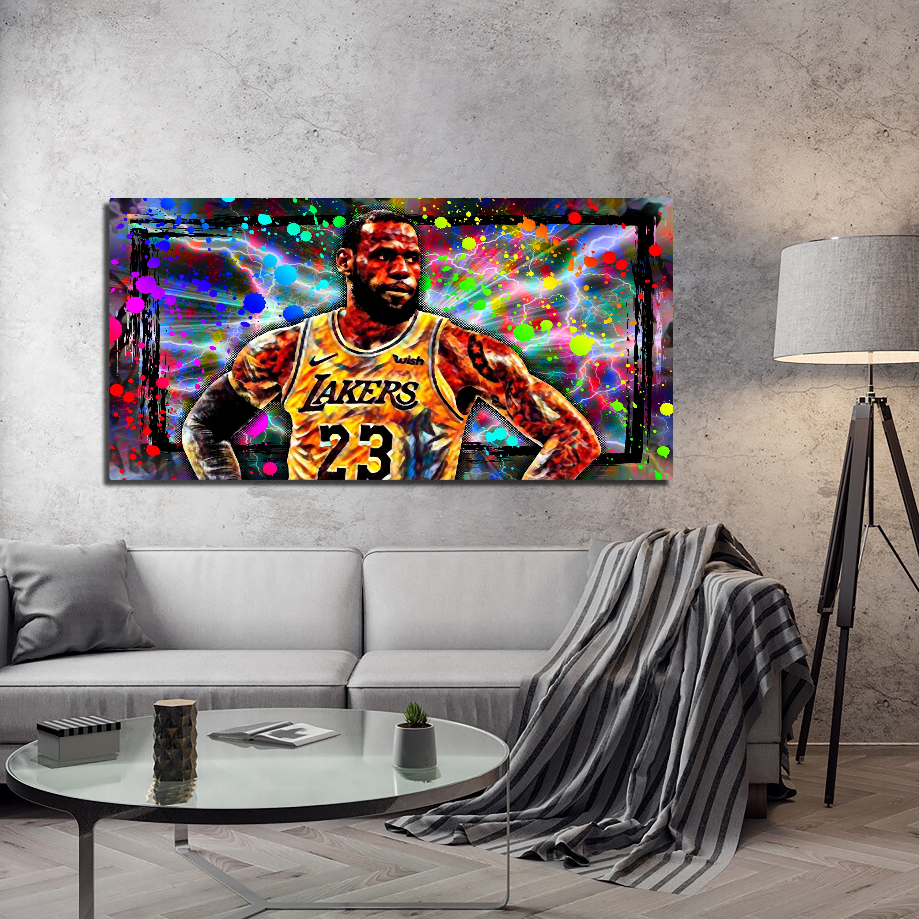 Abstract LBJ Panoramic Wall Art