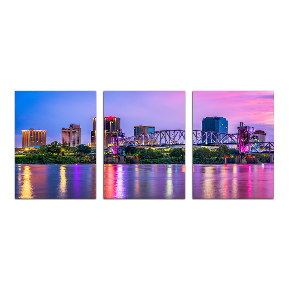 Little Rock Skyline Wall Art