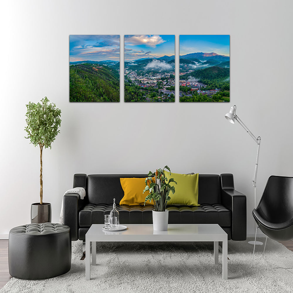 Gatlinburg Aerial Wall Art