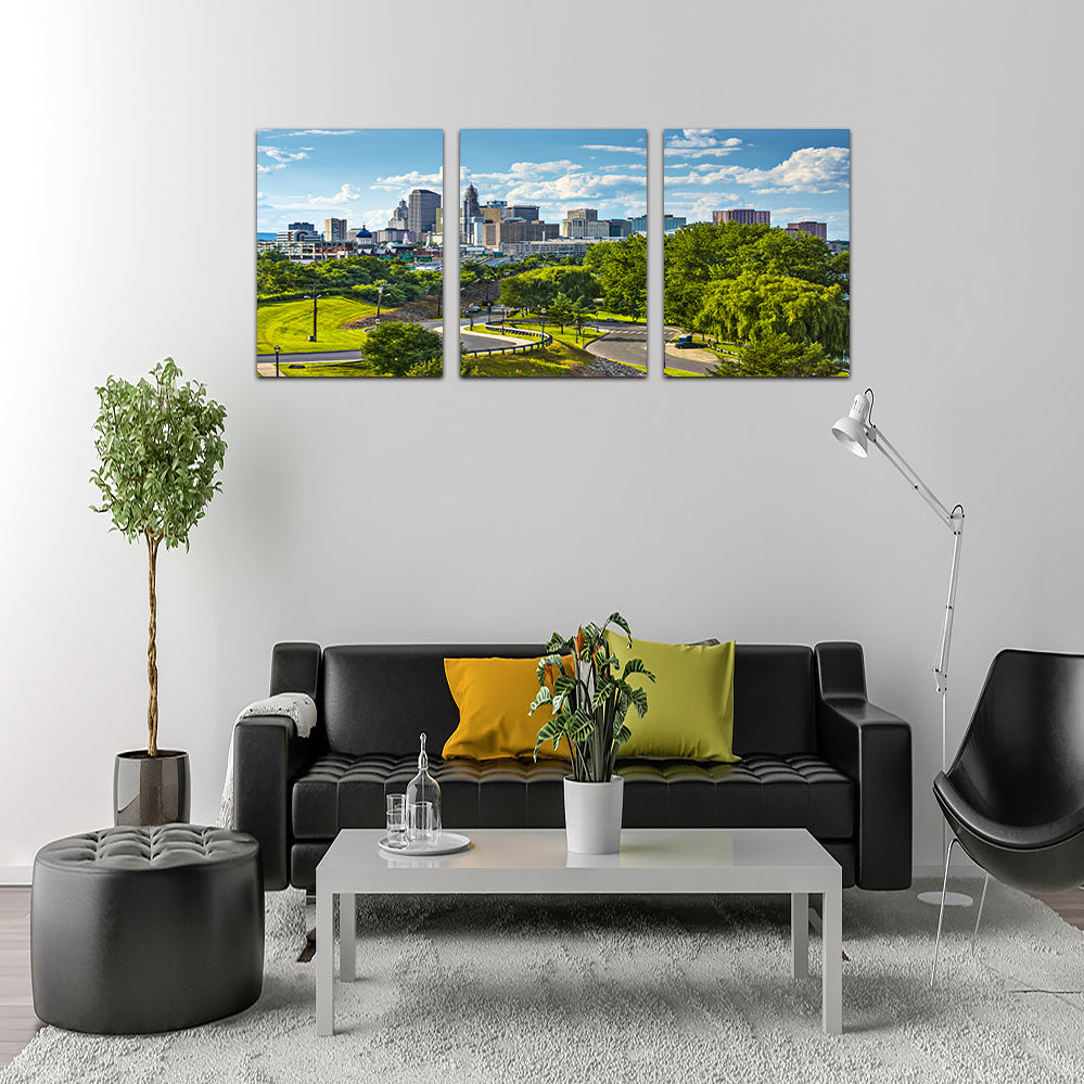 Hartford Downtown Cityscape Wall Art