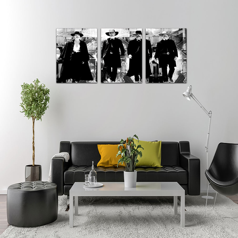 Tombstone Grayscale Wall Art