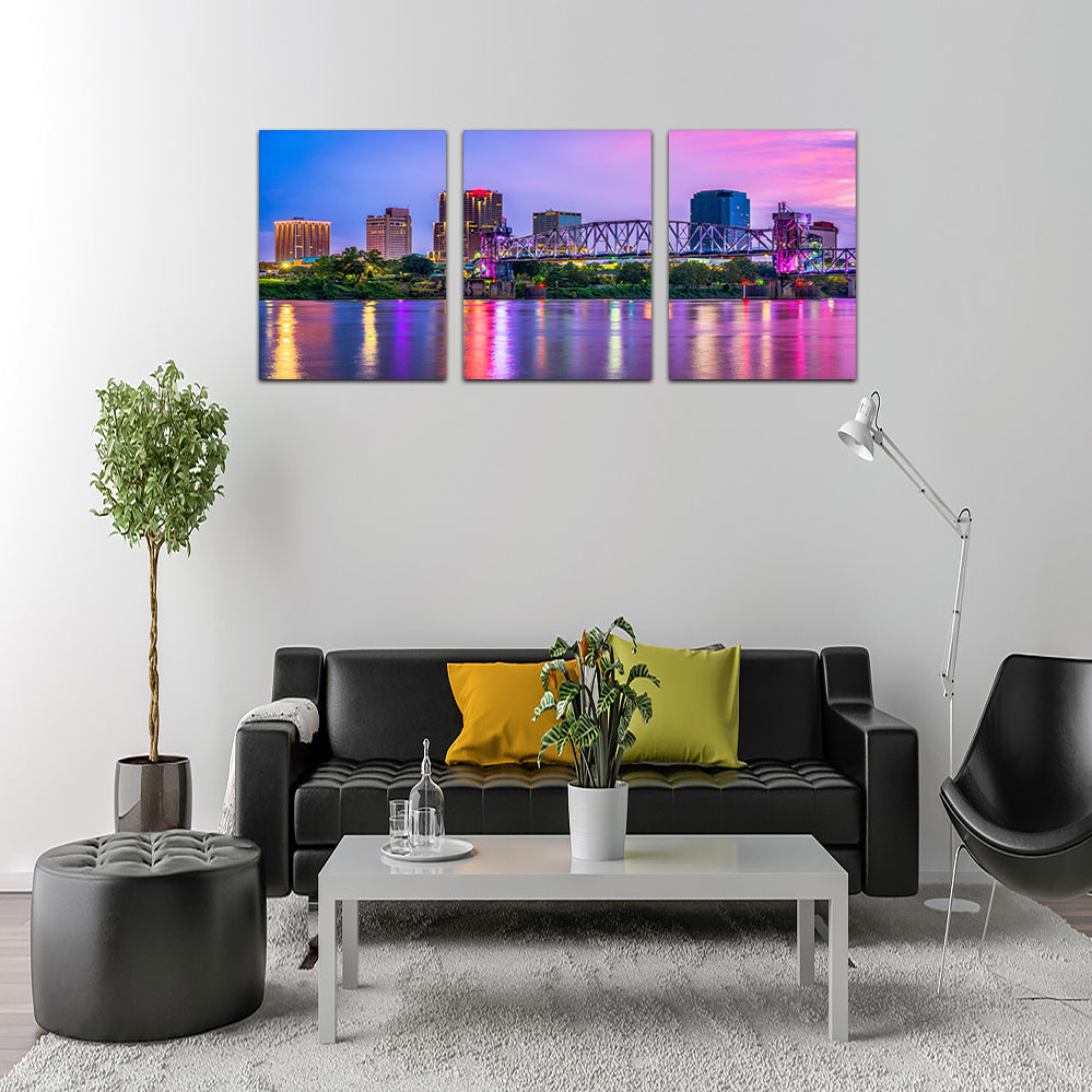Little Rock Skyline Wall Art