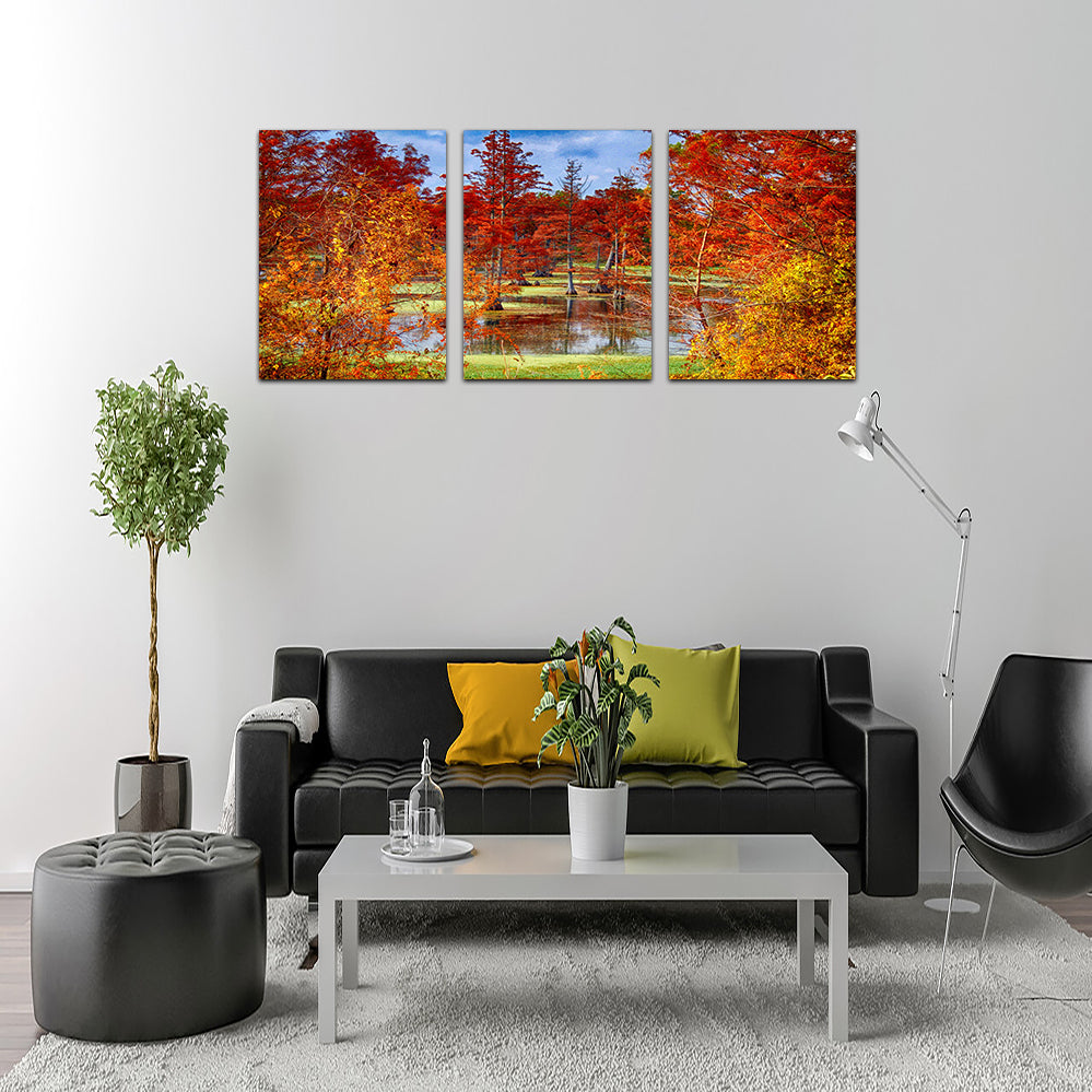 Lake Conway Cypress Trees Wall Art