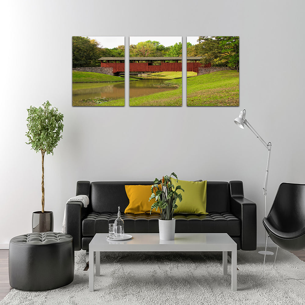 Burns Park Covered Bridge Wall Art