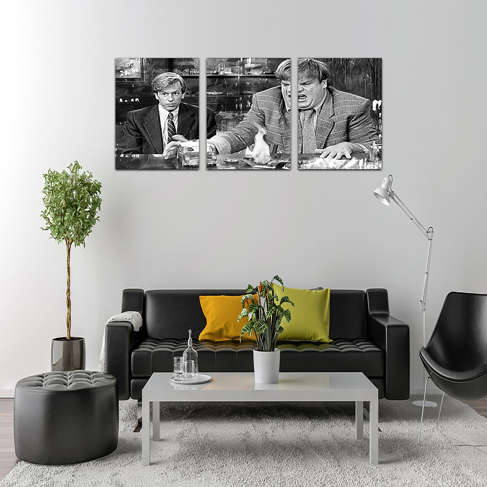 Callahan Sales Pitch Grayscale Wall Art