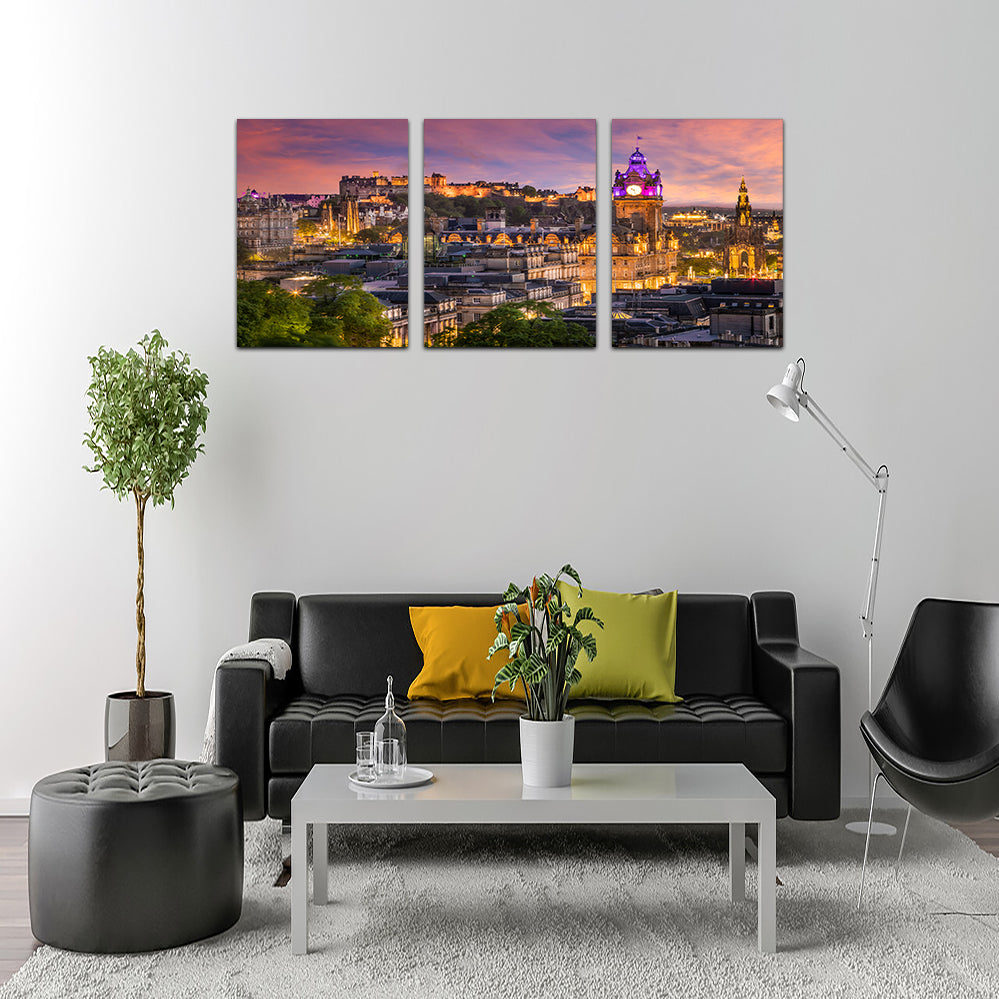 Edinburgh Sunset Wall Art