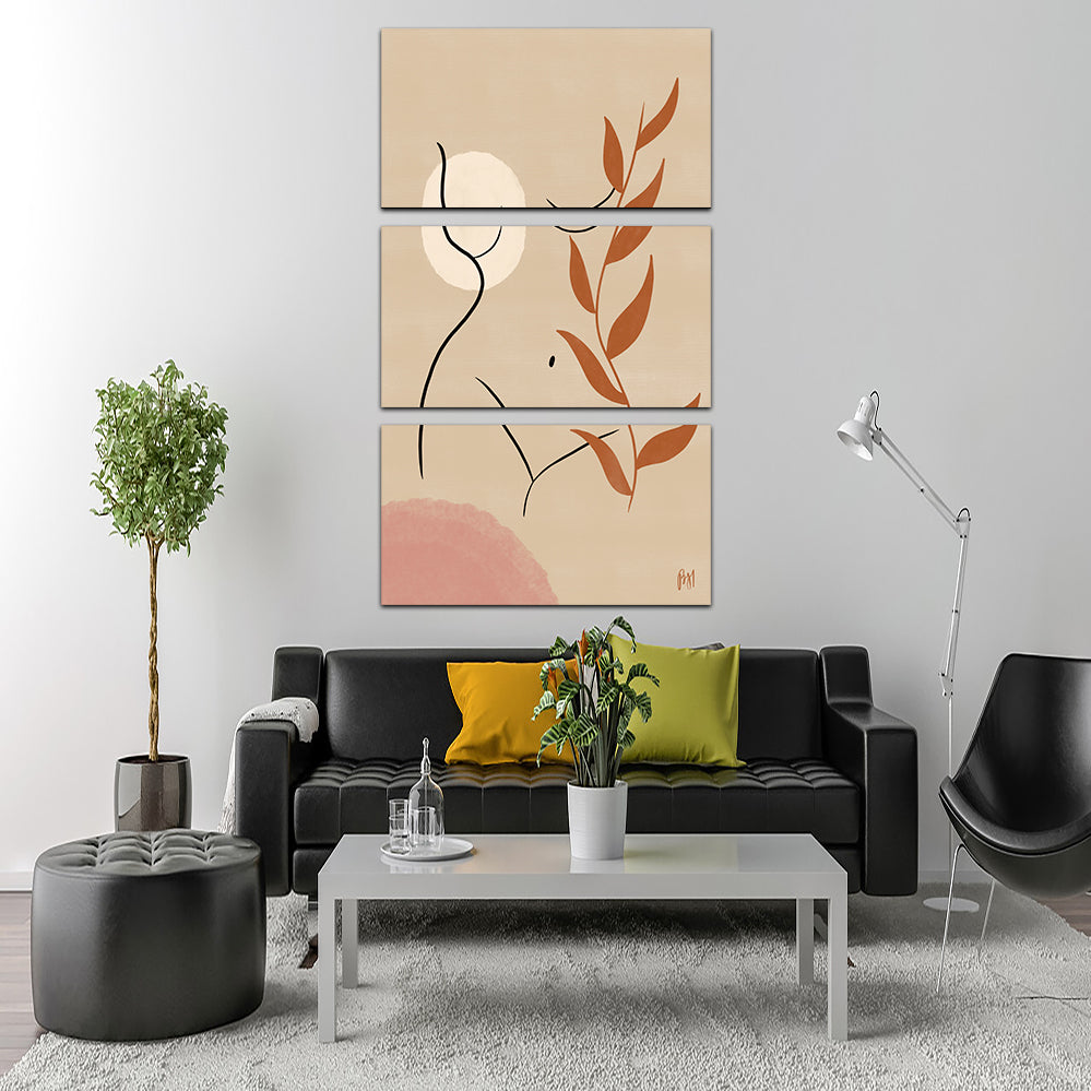 Nude Earthy Tones Wall Art