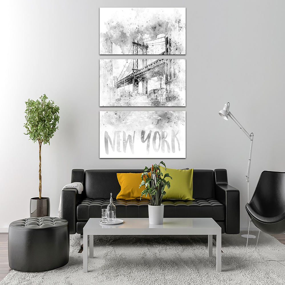 NYC Manhattan Bridge Wall Art