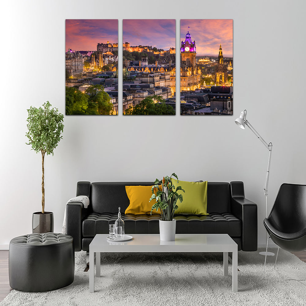 Edinburgh Sunset Wall Art