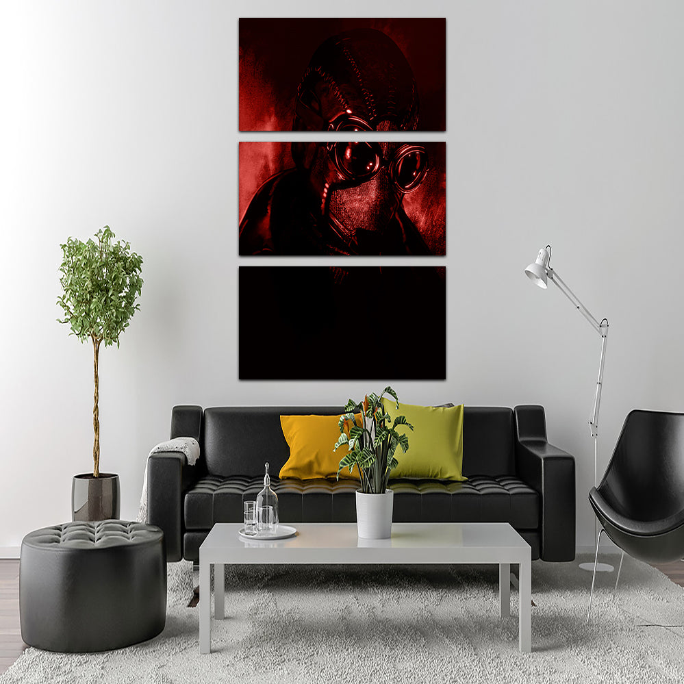 Noir In Red Wall Art