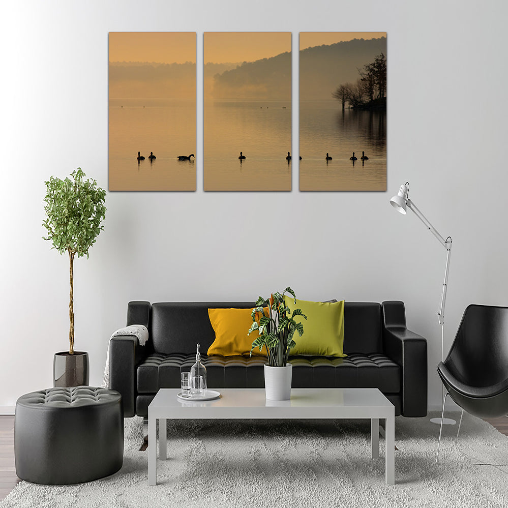 Geese on Lake Degray Wall Art