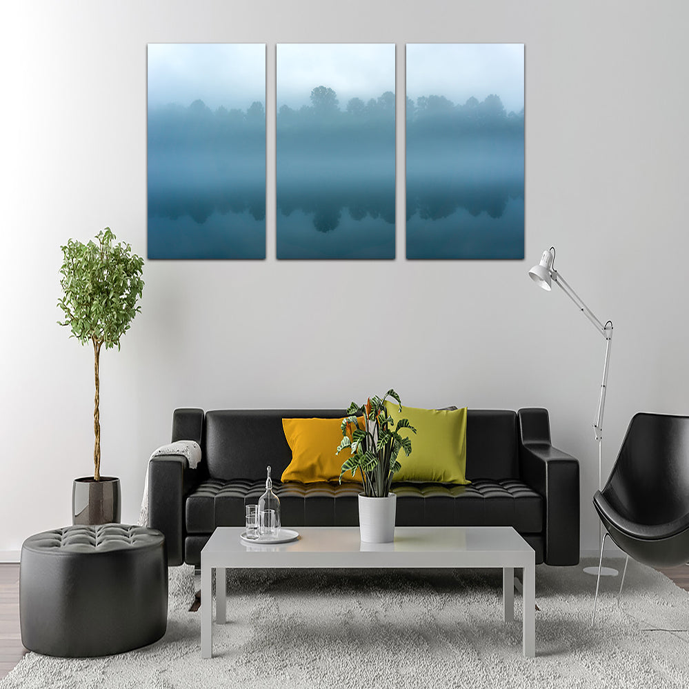 Foggy Tennessee Morning on the River Wall Art