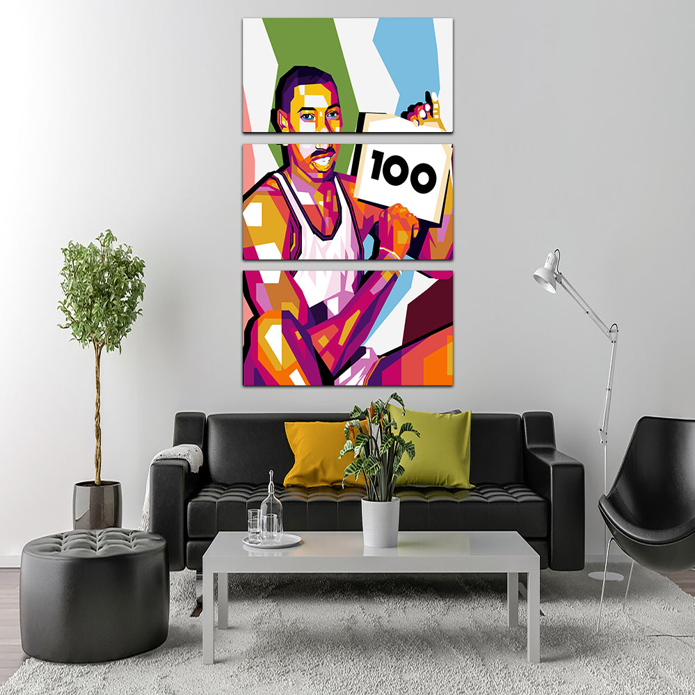 Wilt Chamberlain 100 Wall Art
