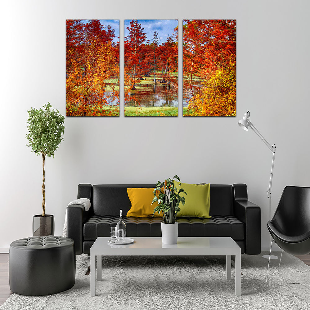 Lake Conway Cypress Trees Wall Art