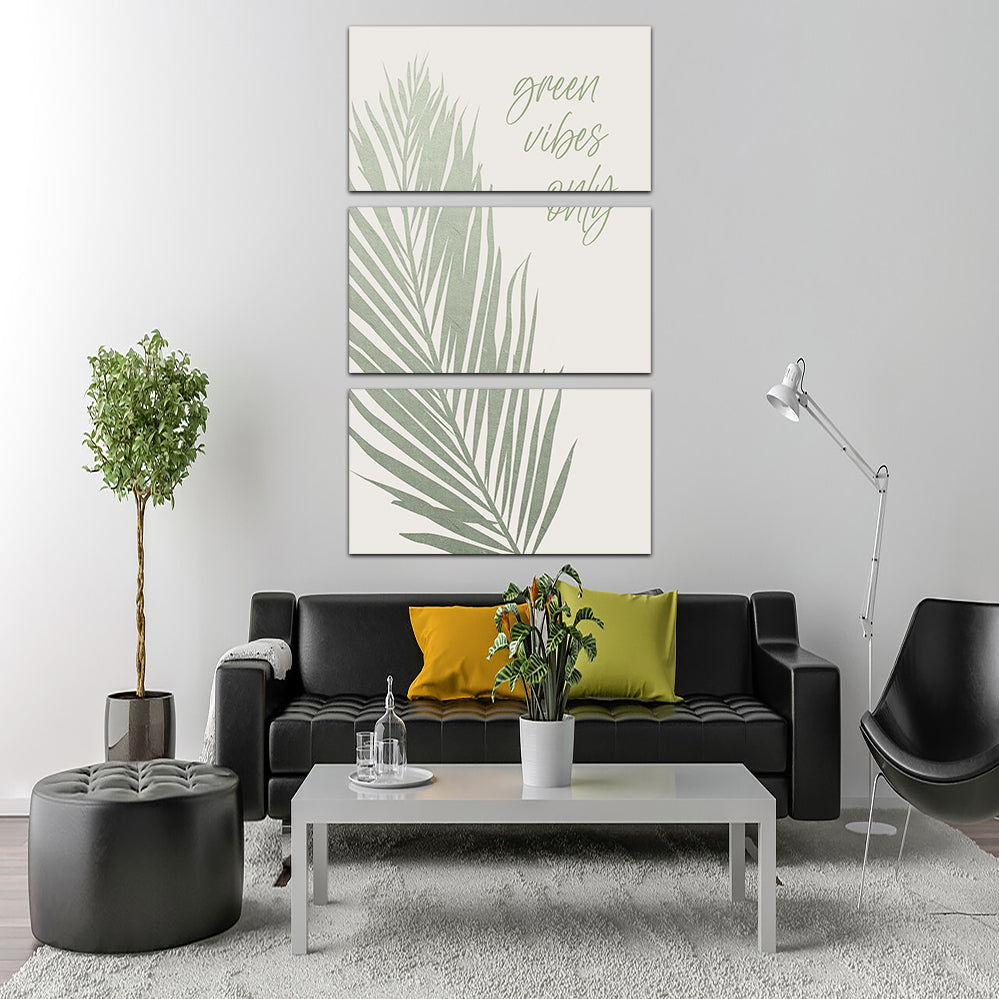 Green Vibes Only Wall Art