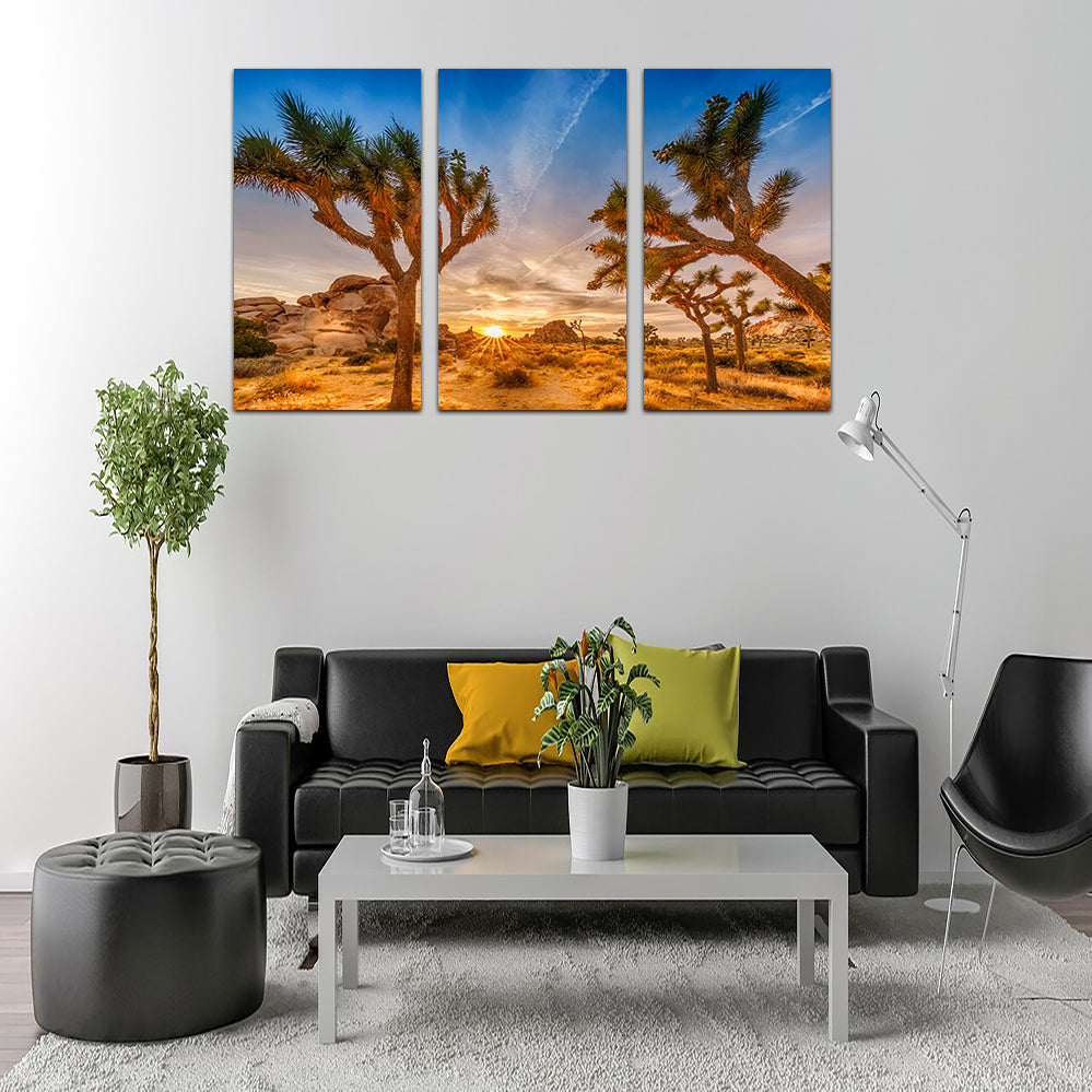 Sunset at Joshua Tree National Park Wall Art