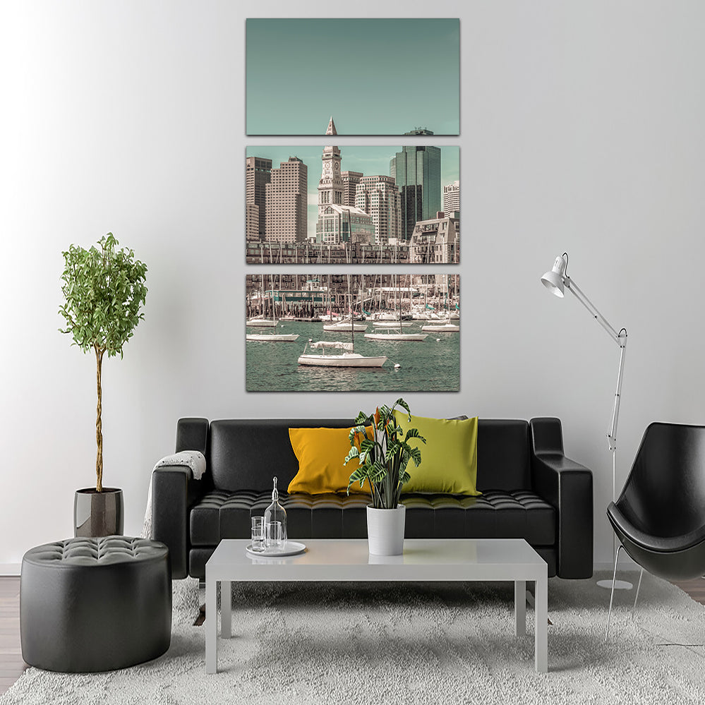 Boston Cityscape North End Wall Art