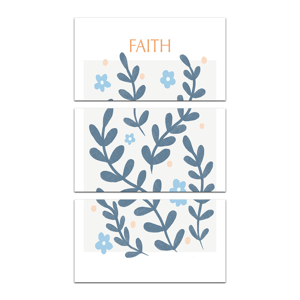 Faith Blue Wall Art