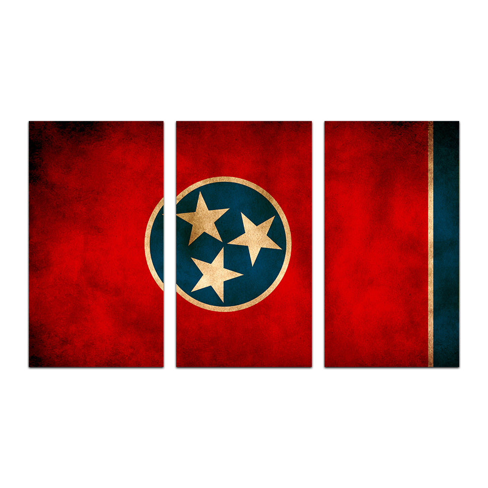 Tennessee Flag Grunge Wall Art