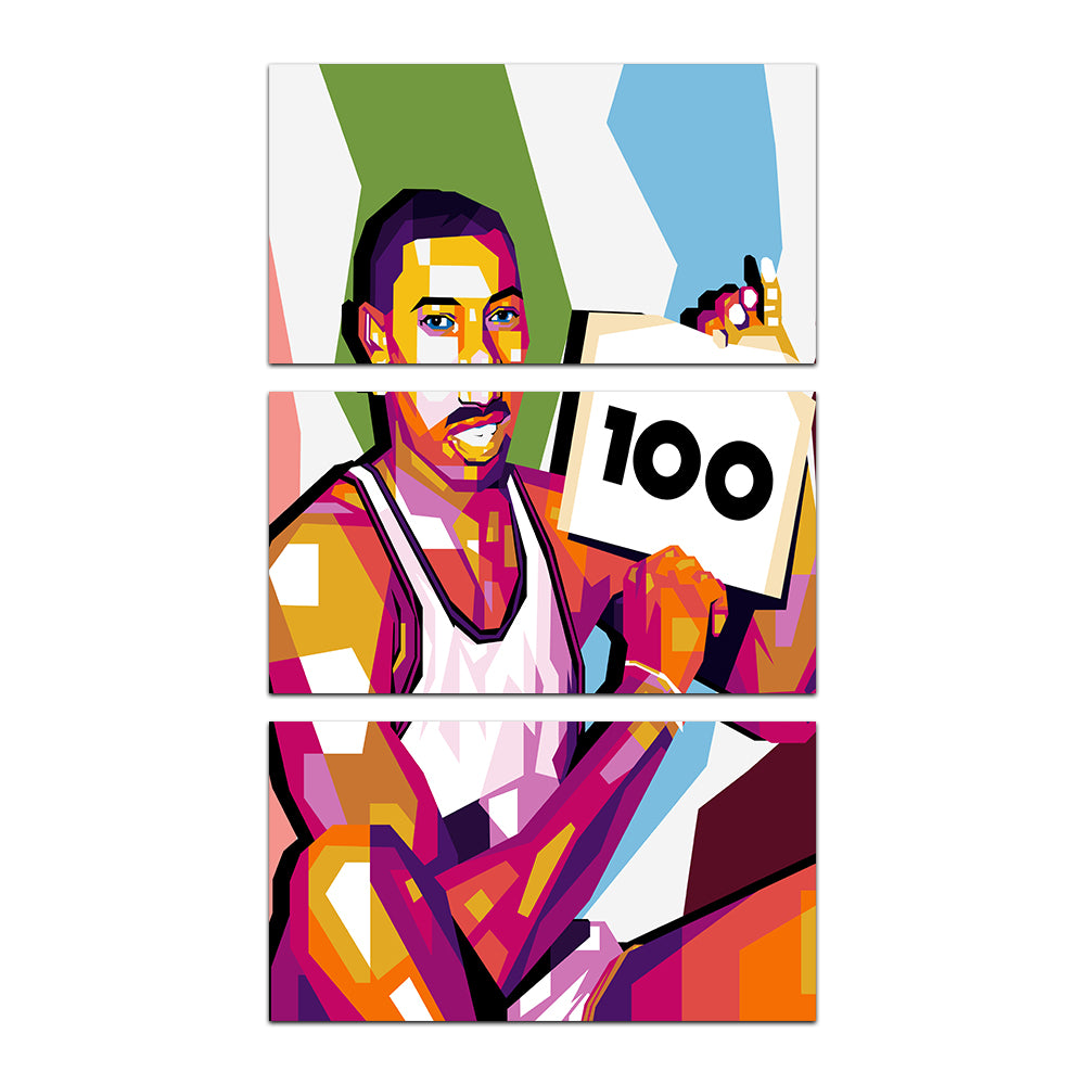 Wilt Chamberlain 100 Wall Art