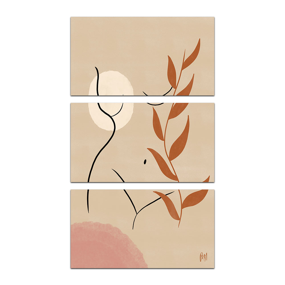 Nude Earthy Tones Wall Art