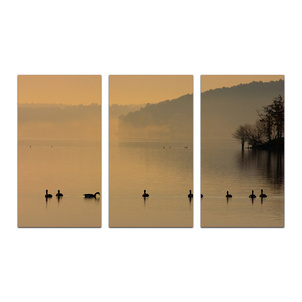 Geese on Lake Degray Wall Art