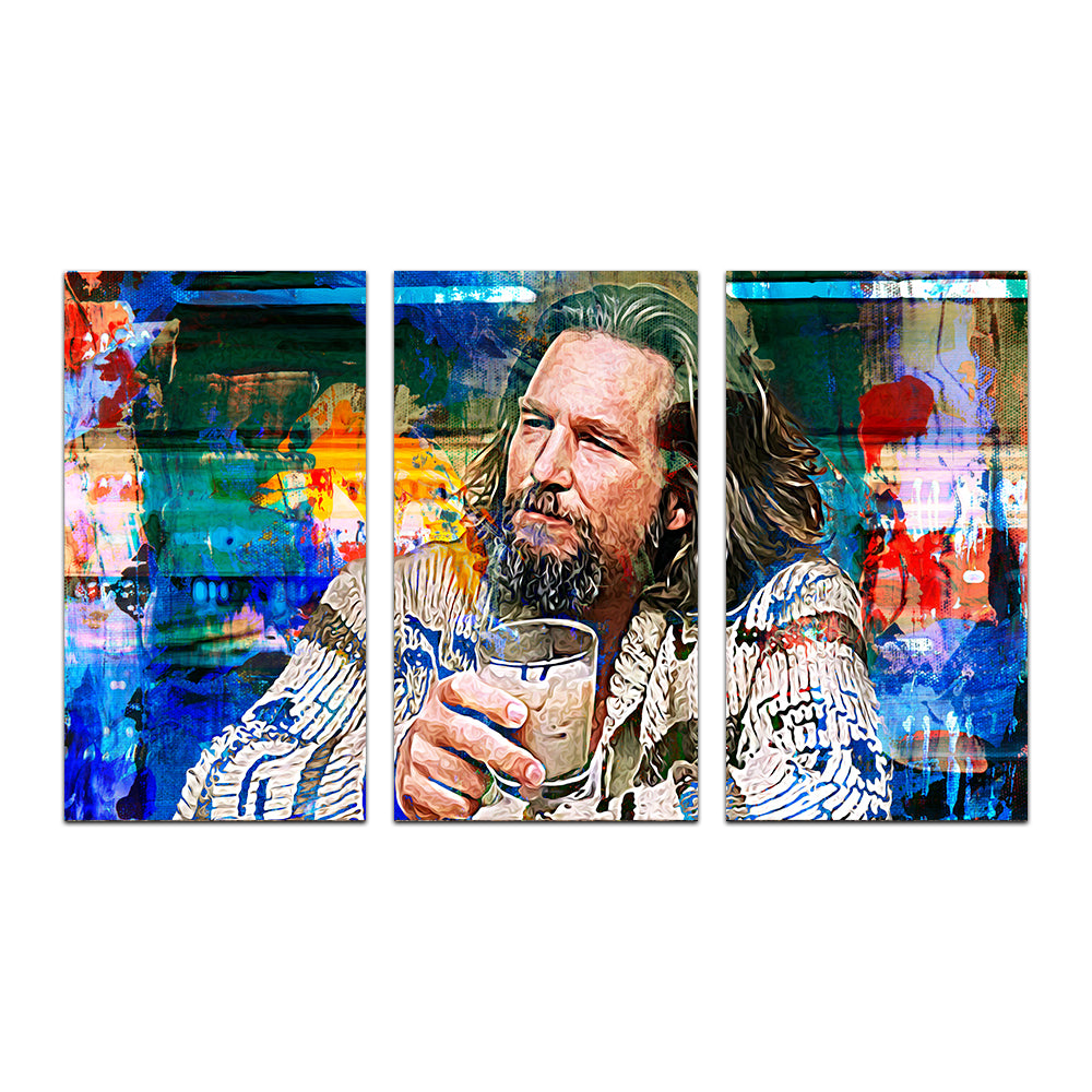 The Dude Vintage Blue Wall Art