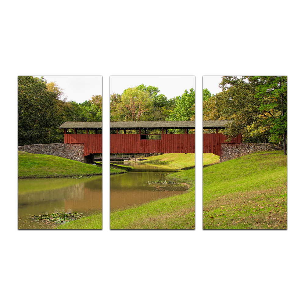 Burns Park Covered Bridge Wall Art