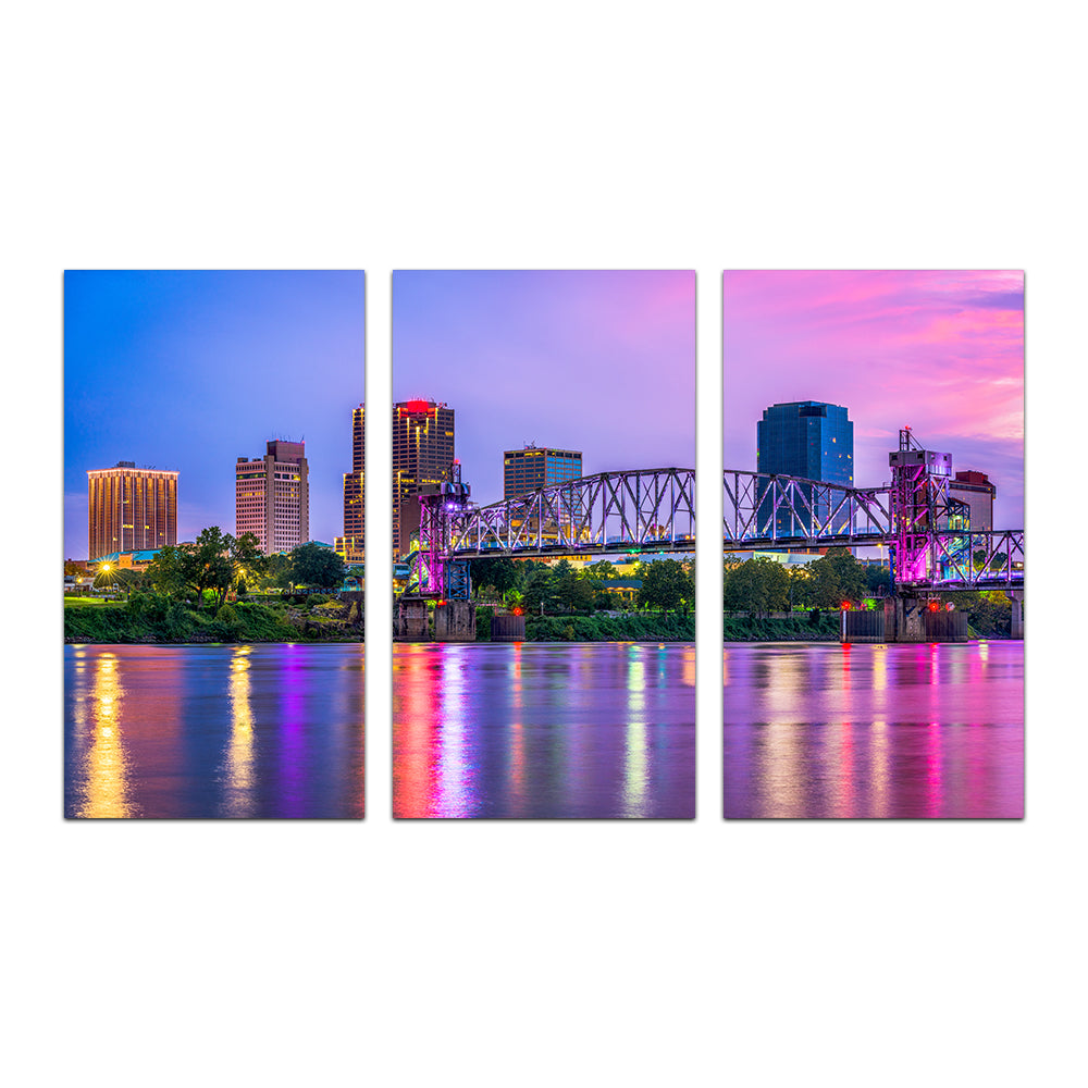 Little Rock Skyline Wall Art