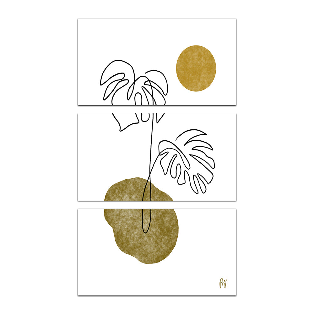 Monstera Leaves Wall Art