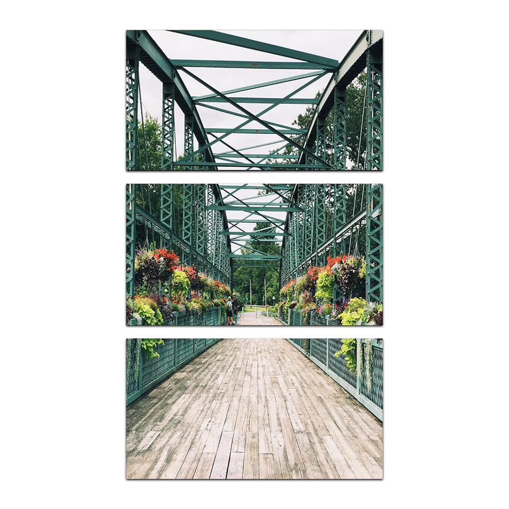 Old Drake Hill Flower Bridge Wall Art