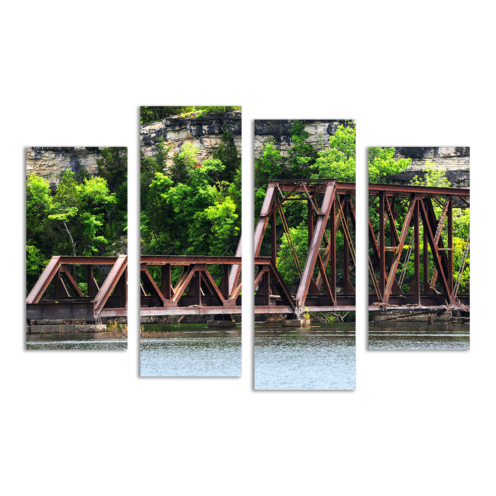 Ozarks Railway Bridge Wall Art
